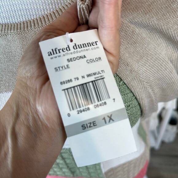 Alfred Dunner plus sz 1X spring winter sweater, classic, feminine, #4076 - Picture 7 of 10